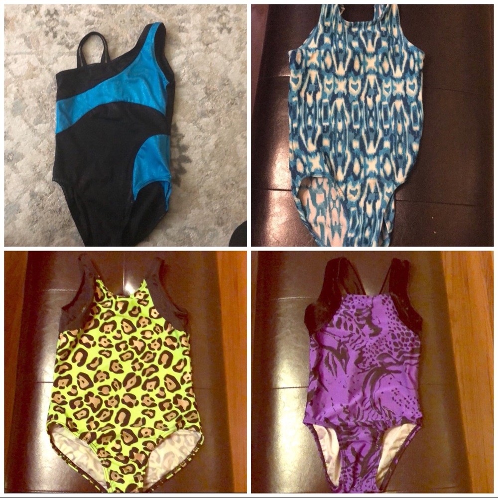 Gymnastic Leotard bundle of 4!!!!